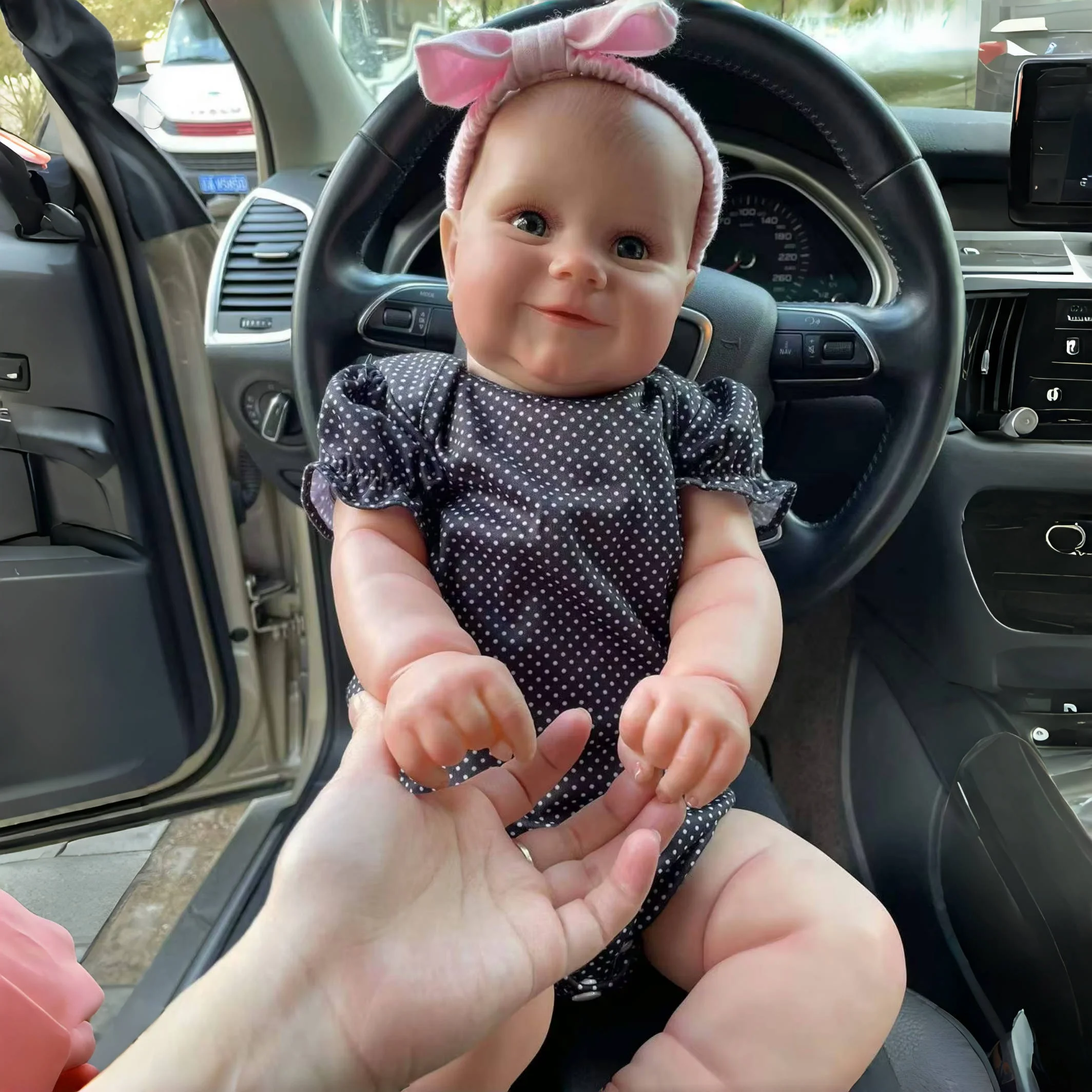 20/24 بوصة بيبي تولد من جديد مادي 50 سنتيمتر/60 سنتيمتر خيارين تولد من جديد دمية Pеborн dziewistica اليد اللوحة الشعر لينة الفينيل الوليد الطفل