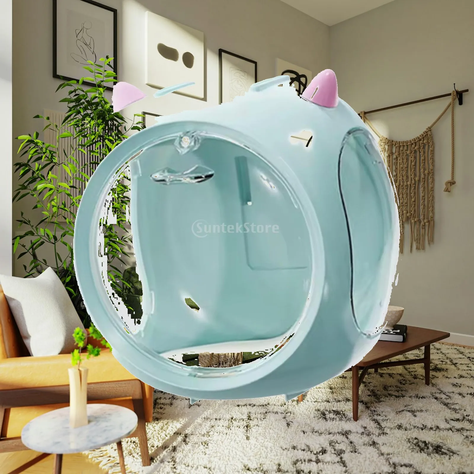 Action Figure Display Case Clear Figurine Display Stand Container Dustproof Practical Desktop Doll Storage Box for Small Toys