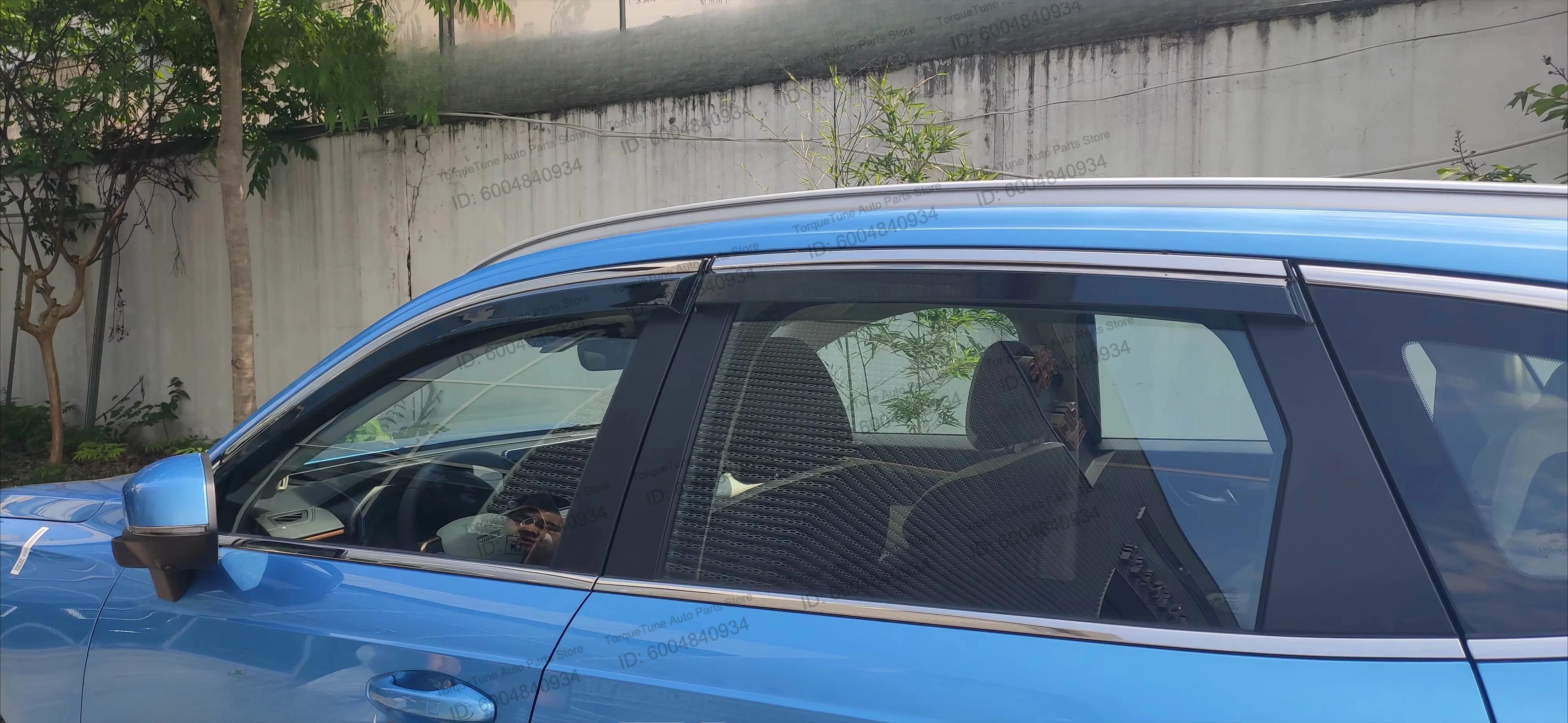 Durable Stainless Steel Edge Window Visor, Injection Wind Deflector, Car Accessories for Haval Jolion 2018+