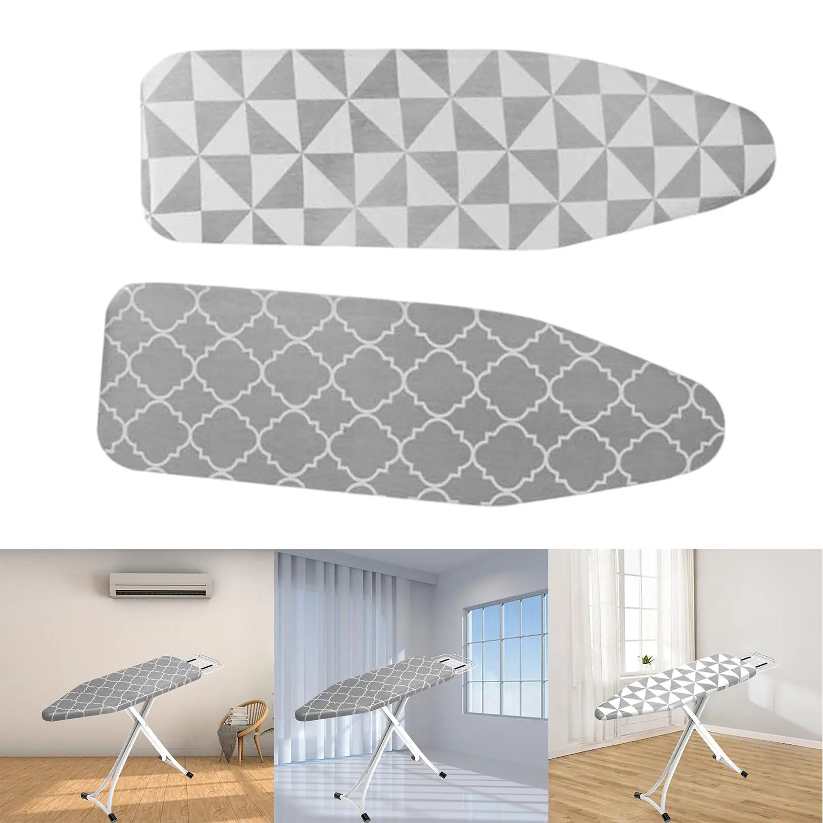 Ironing Board Cover Set with Elastic Edge for Enhanced Protection
