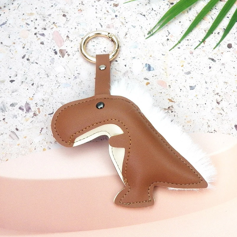 PU Leather Keychain Multi-color Animal Car Keyring PU Leather Hanger Fashion Bag Pendant