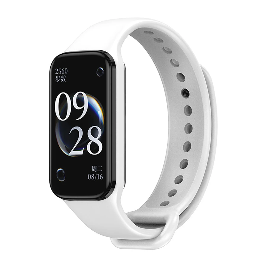 Zachte siliconen polsbandriem voor Xiaomi Smart Band 8 Actieve armband Correas Horlogeband voor Redmi Band 2-riem