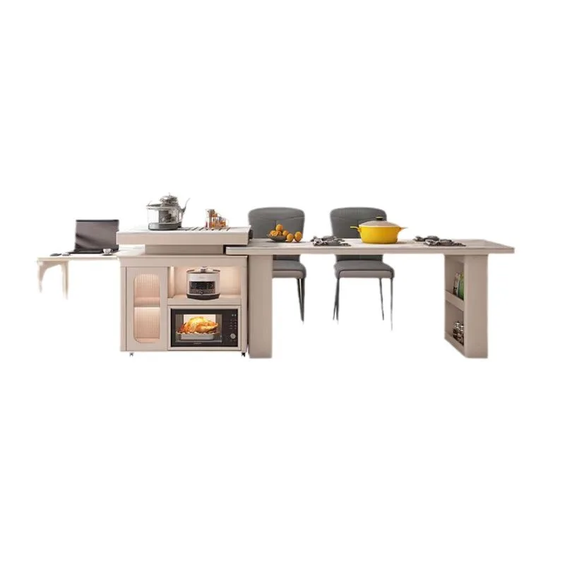 

Versatile, dining table, all-in-one, retractable, high-end, microwave oven