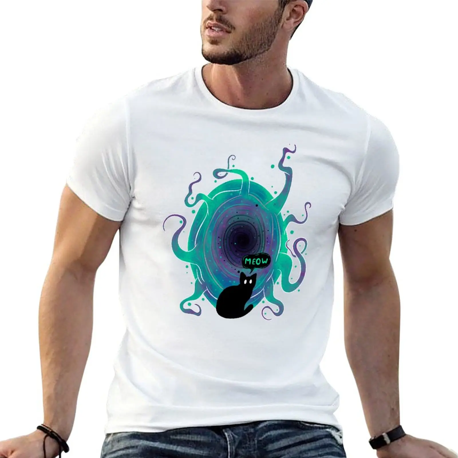 Void cat T-Shirt Work Wear Breathable Tee
