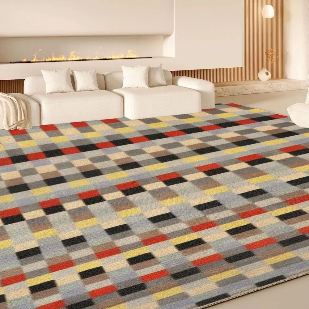 

VIKAMA Plush Loop - Pile Material Universal Mat for Living Room and Bedside, Soft, Breathable, Antibacterial and Anti - mite, Gu