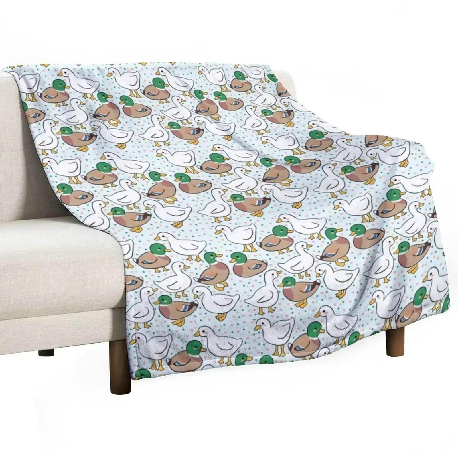 

Cute little ducks pattern Throw Blanket Giant Sofa heavy to sleep Decorative Sofas Blankets