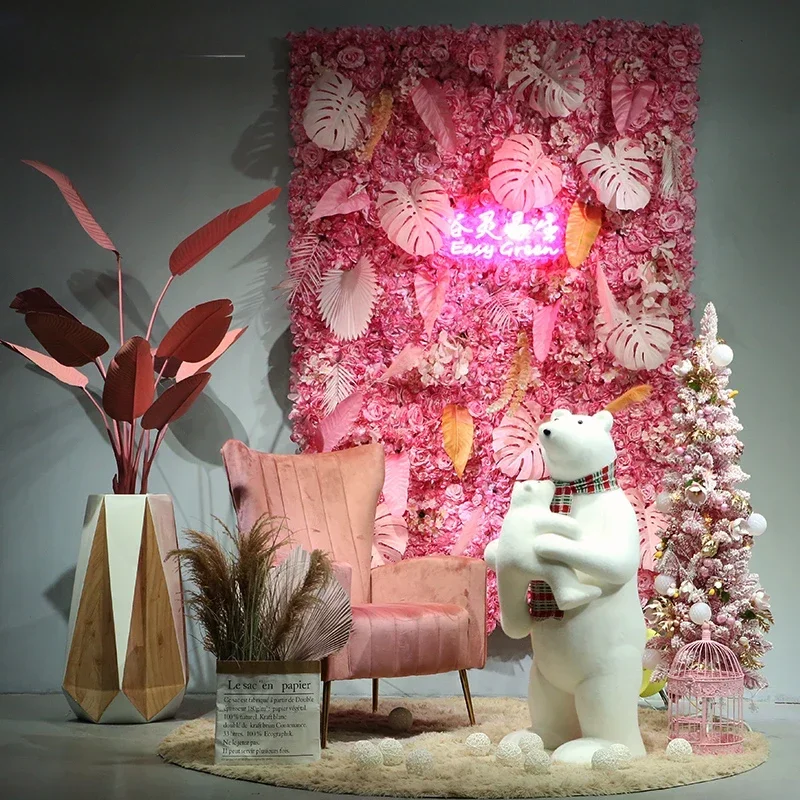 

Artificial Flower Wall Background Wall PlantIn terior Window Creative Three-Dimensional Wall Decoration