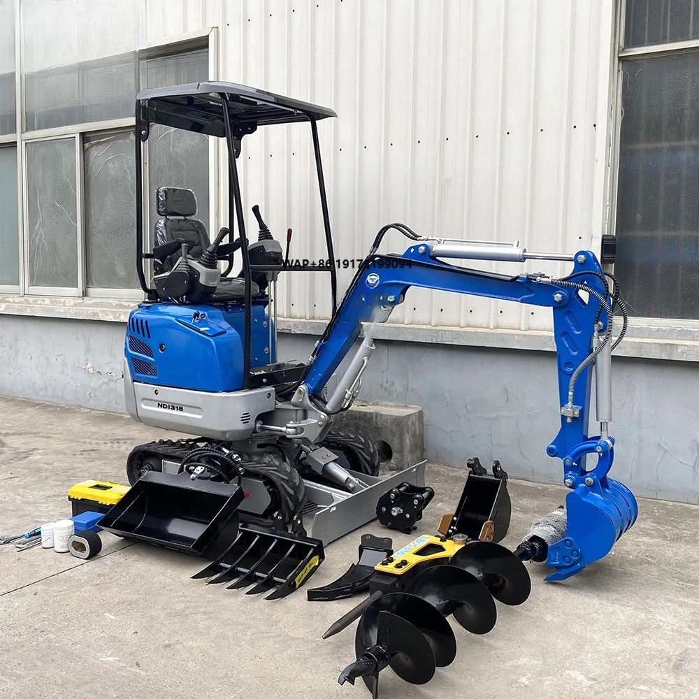 Trencher Machine Mini Excavators Digger Crawler Good Condition Mini Digger Excavator for Garden