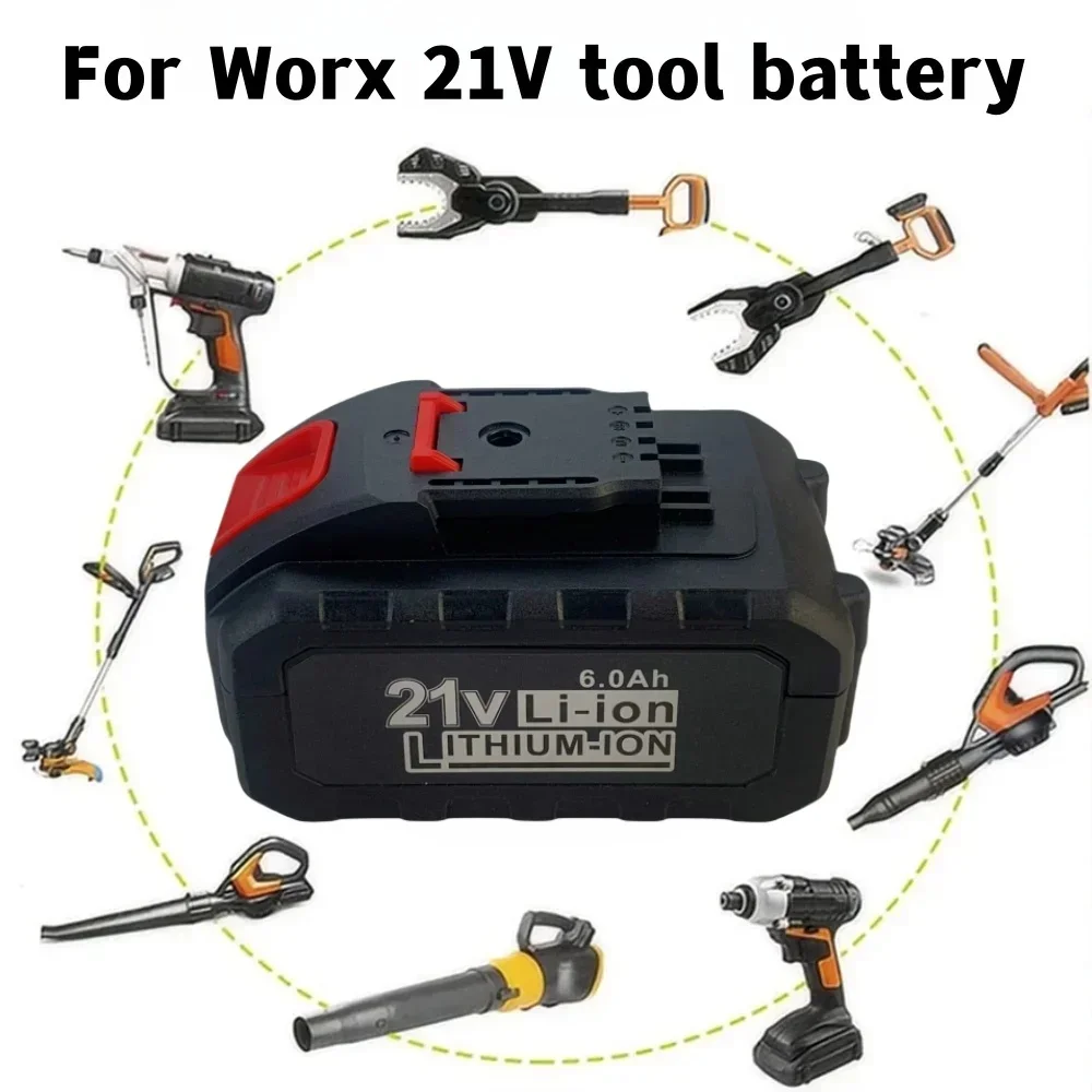 For Worx 20V/21V 9000mAh lithium-ion battery WA3553 WA3551 WA3572 WA3553 WX390 WX176 drill bit battery