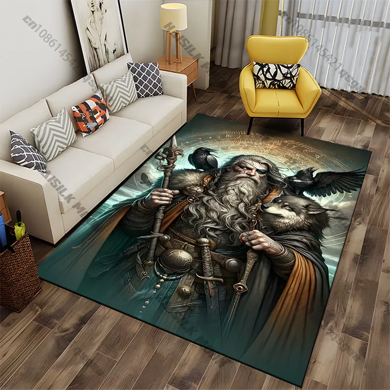Mystical wisdom power and guardians carpet Yoga living room room decor children's crawling mat doormat area rug games mat