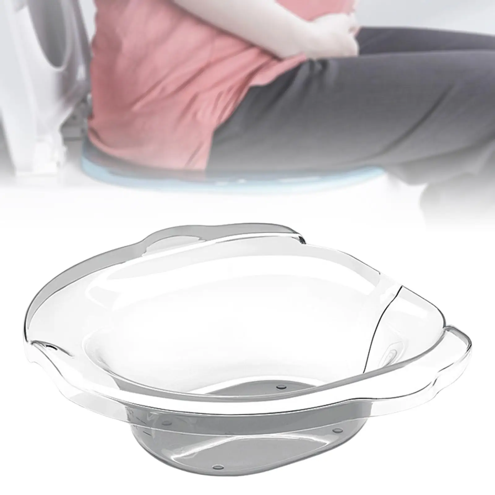 Toilet Seat Bidet Sitz Bath PET Steam Basin Large Capacity Soaking Tub for Home Bathroom Hygiene