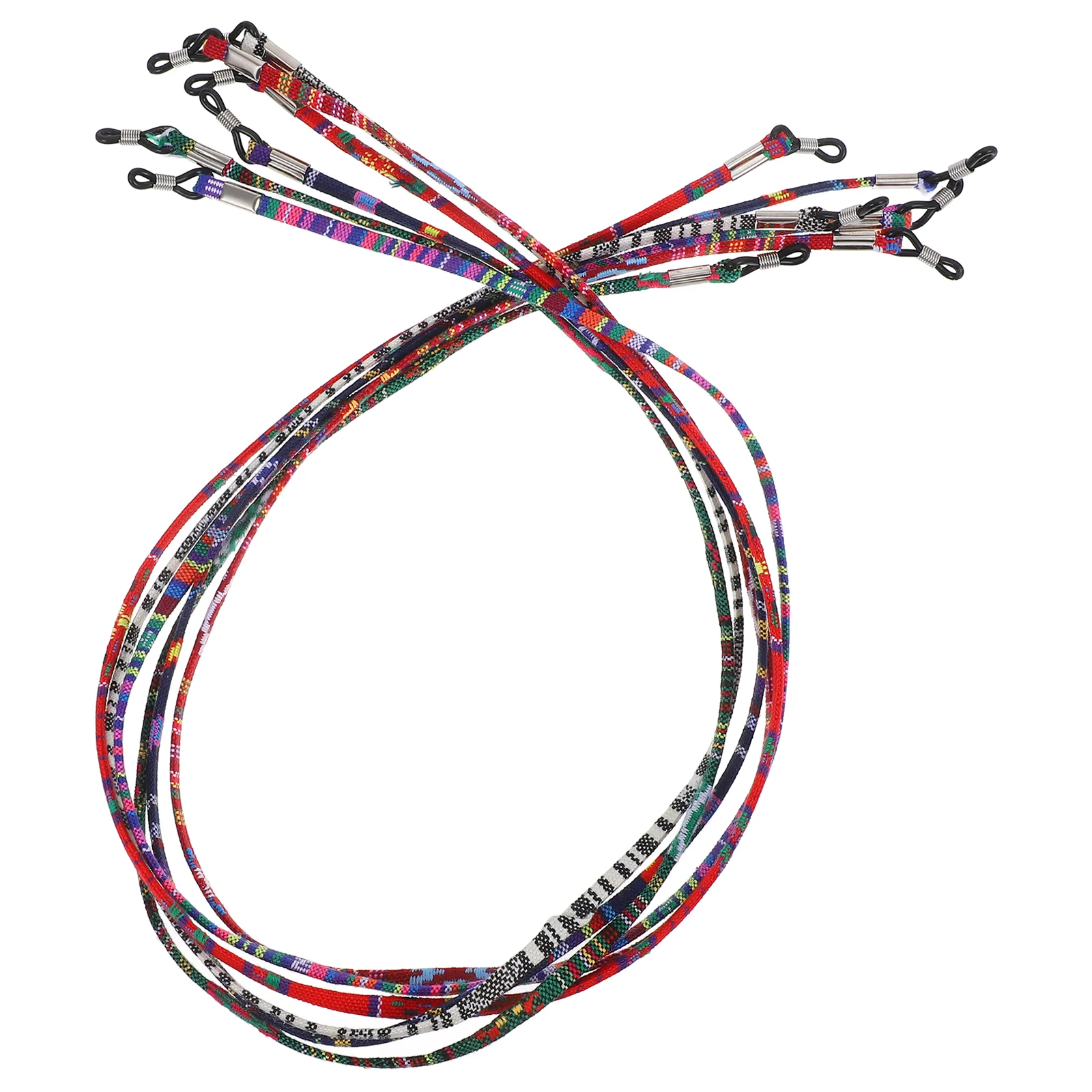 

6pcs Eyeglass Holder Chain Non Slip Cord Universal Compatibility Optical Lanyards Retainer Sunglasses Strap Adjustable Glasses