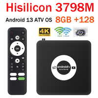 Q96 OHP 4K ATV OS 8GB 128GB Hisilicon Hi3798M Quad Core USB3.0 Android 13 TV BOX HD 4K 4G 5G Dual Wifi Media player OTA TV box