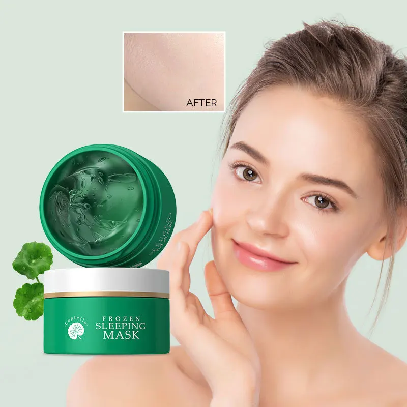Centella Sleeping Mask Repair Facial Redness Leave-In Soothing Hydrating Mask Night Moisturizing Sensitive Skin Korean Cosmetics