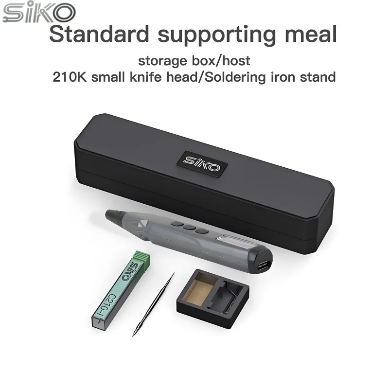 

Портативный паяльный набор с PID-регулятором и цветным экраном, быстрый нагрев за 1,9 с, 50-450°C ° Регулируемый инструмент для ремонта электроники, DIY-работ и работы с печатными платами