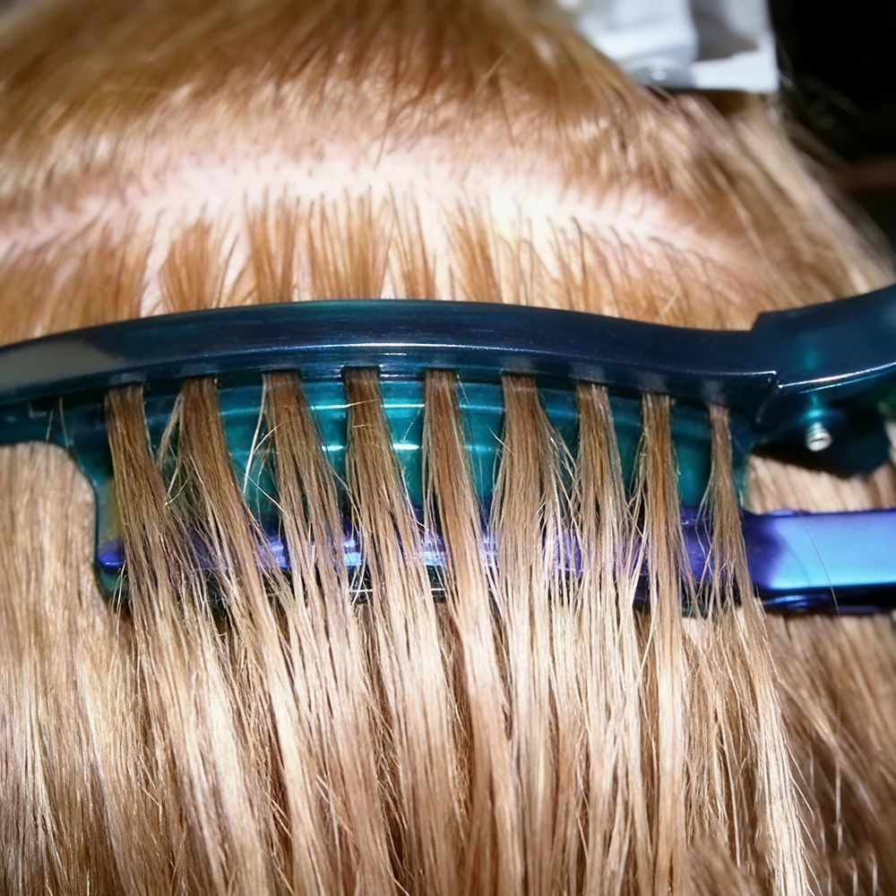 

Speed Separator Clip Blue Color Sectioning Clips for Hair Extension Hairdressers Pro Salon Tools