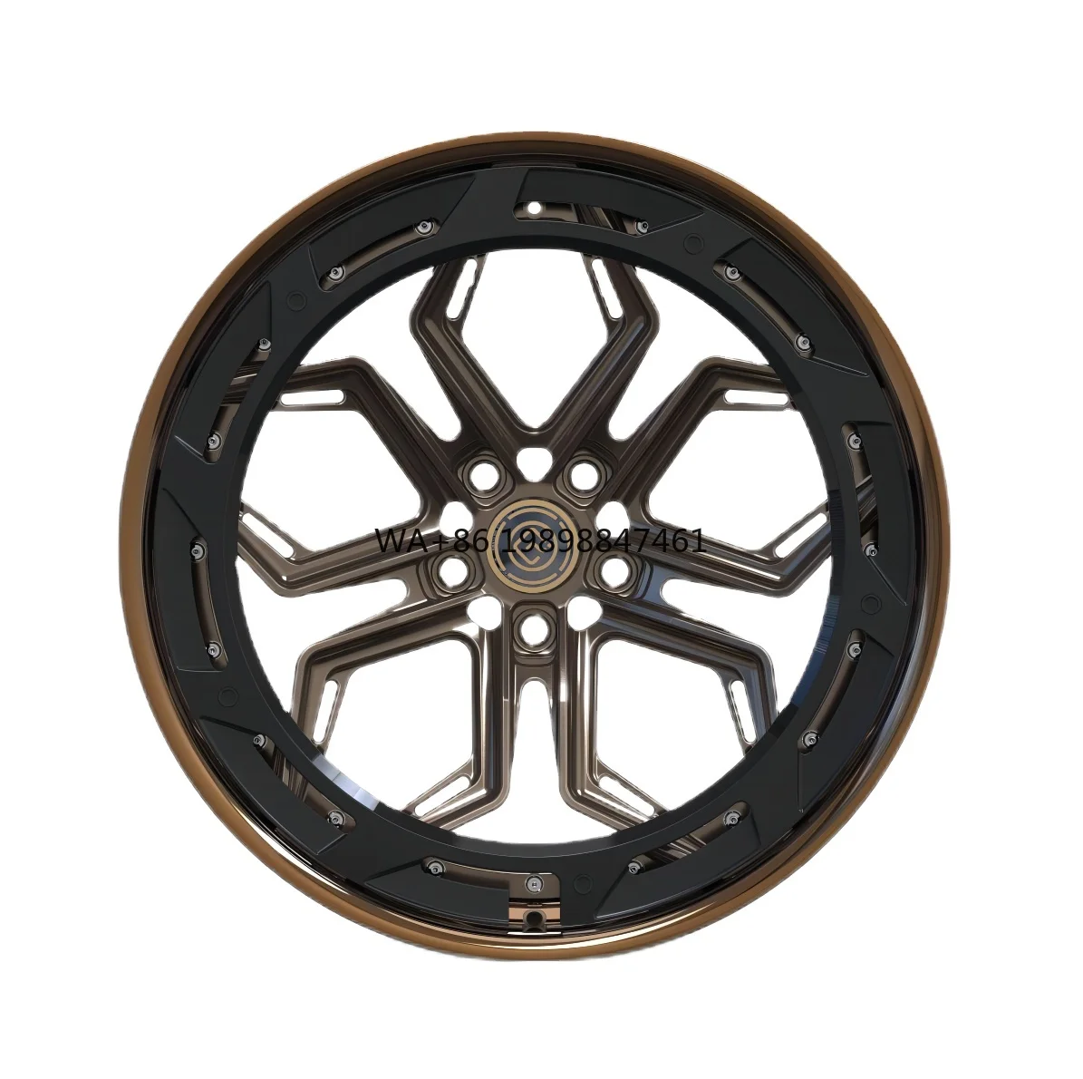 

for New Forged Bronze Rims with Accessories Polished Finish Multiple PCDs 112mm 100mm 120mm