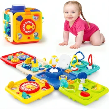 Detachable Montessori Busy Cube 1