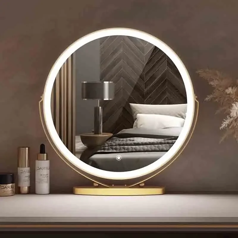 Luxury Baroque Mirrors Make Up Design Frame Bedroom Decorative Mirrors Modern Antique Espejos Para Maquillaje Home Decorations