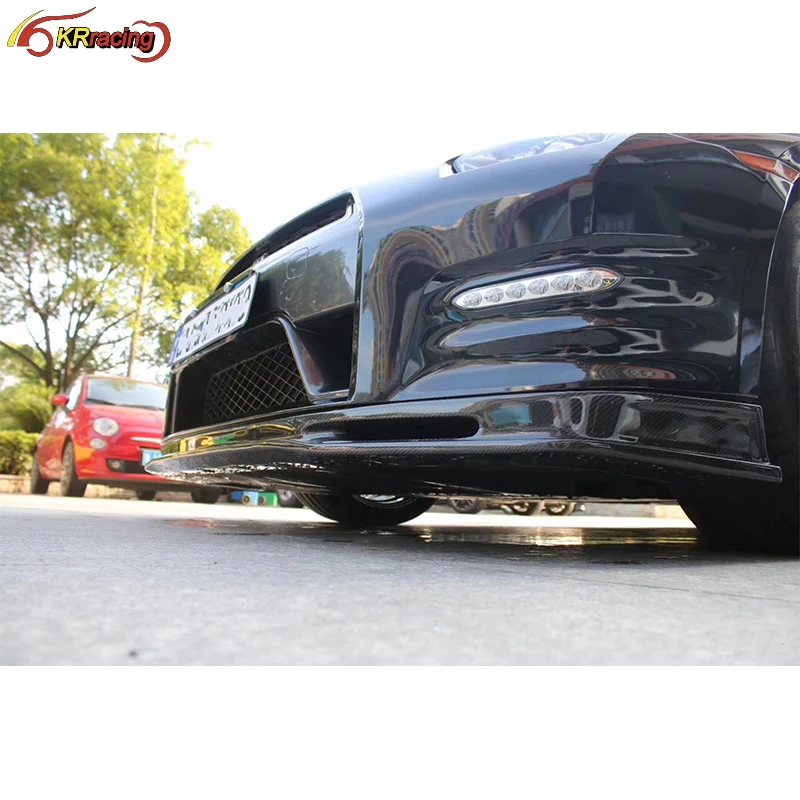 Hot Selling Nismo Style Carbon Fiber Car Front Bumper Lip For Nissan GTR R35 DBA 2012-2016