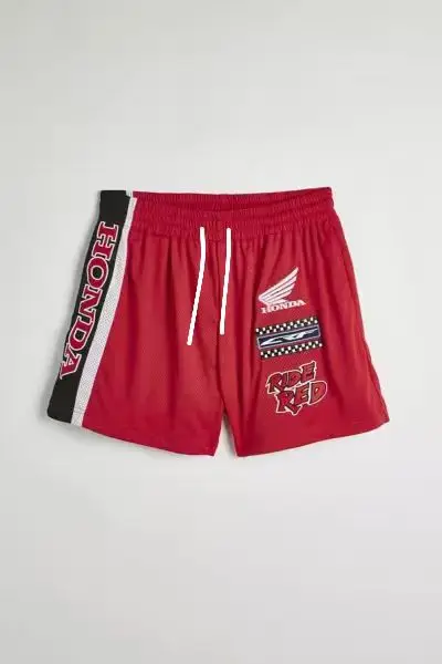 

2025 Summer New Bicycle Sports Pants Fashion Sports Pants Honda Men's and Women's Shorts Motorcycle Enthusiast Shorts