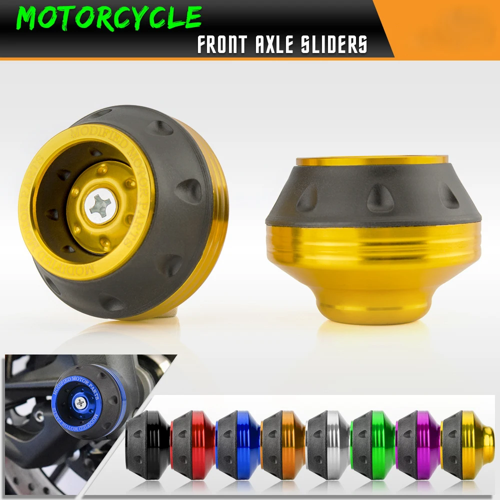 Motorcycle Accessories Aluminum alloy anti drop cup front fork axle slider,colored anti drop cup For BMW C evolution C 600 SPORT