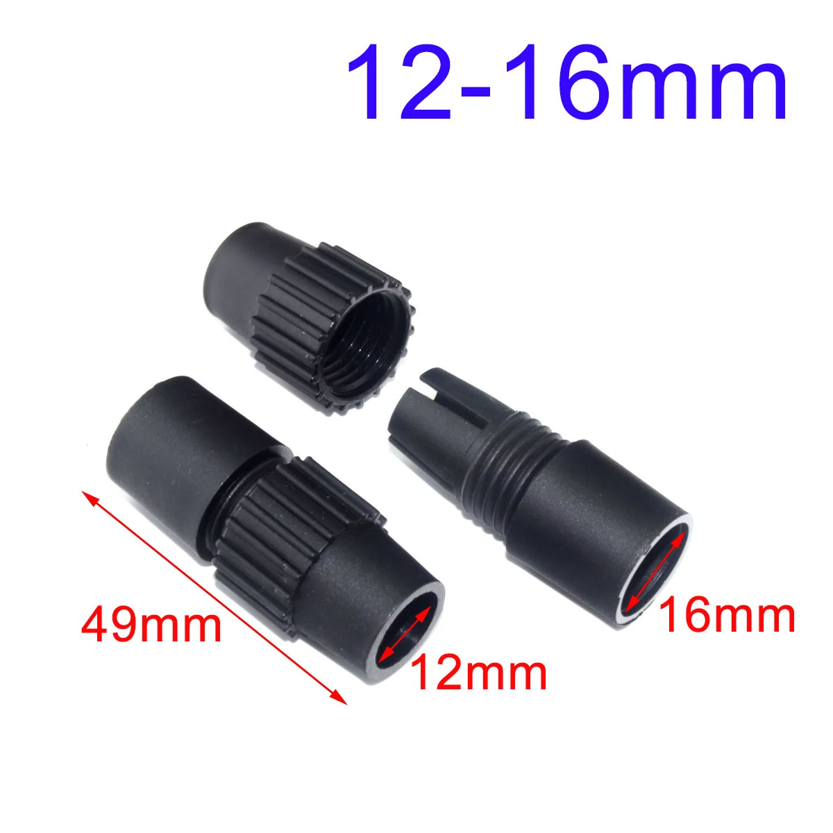 2pcs 19/22 22/25 25/28mm Plastic Telescopic Tube Connector Locator Lock Buckle Pipe Clamp Joint for RC Quadcopte DIY