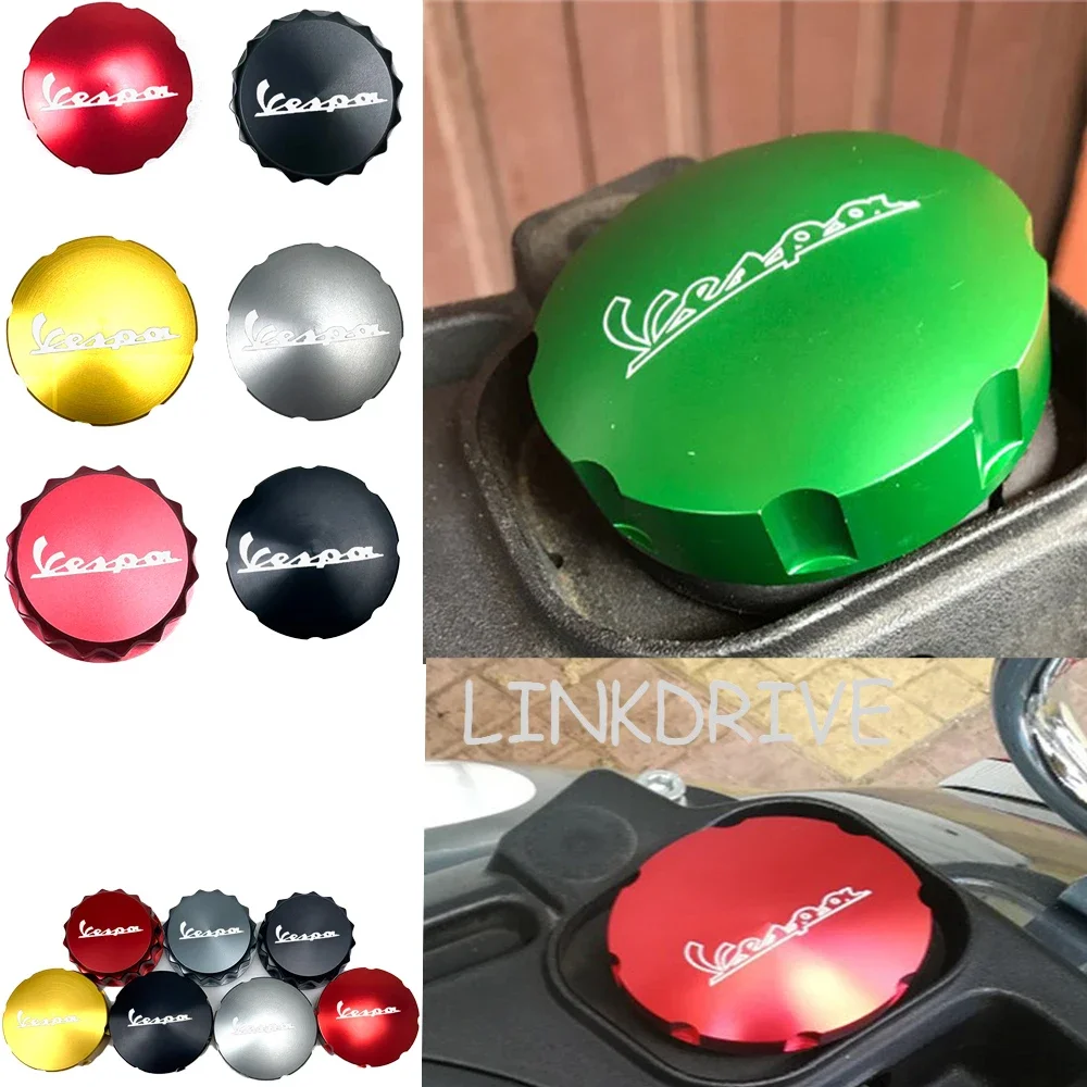 Motorcycle Gas Fuel Tank Filler Oil Cap Cover Accessories For Vespa Gts 300 GTV 250 Sprint Primavera 150 LX LXV S150