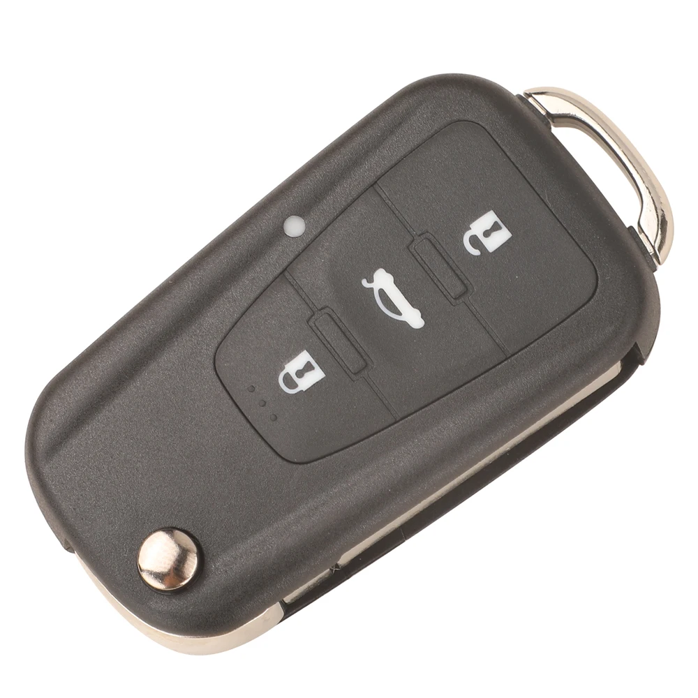 jingyuqin 3 Button Flip Folding Remote Car Key Shell FOB For Roewe MG5 MG7 MG GT GS 350 360 750 W5 Key Cover Replacement