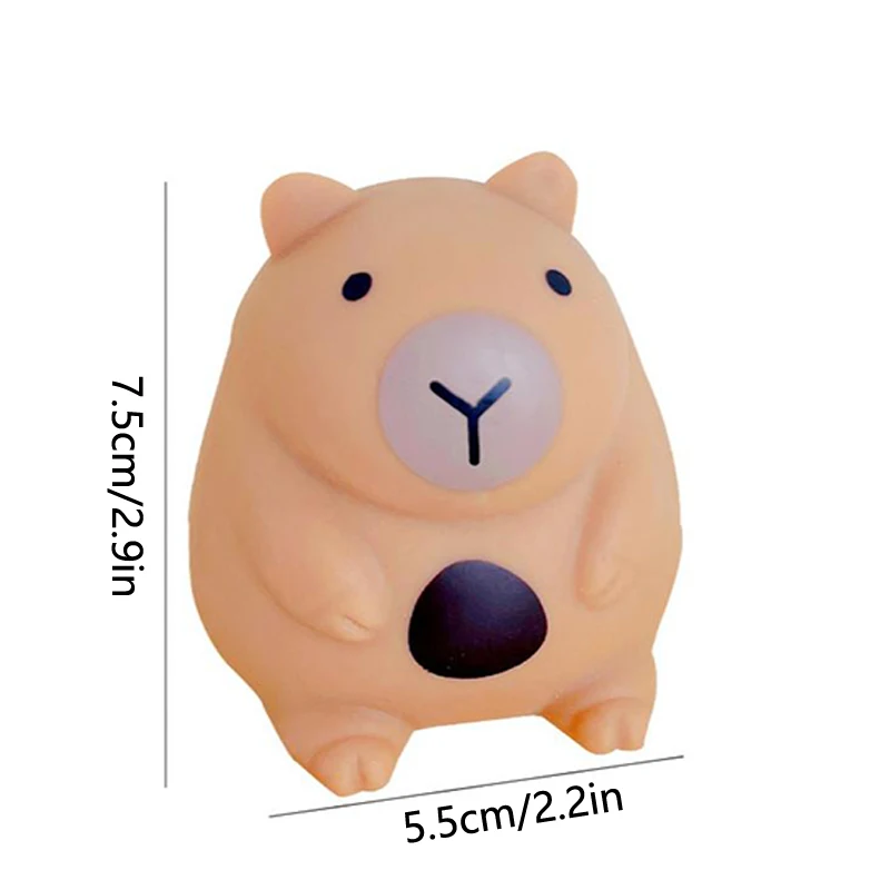 Cute Cartoon Capybara Mochi Pinching Toy Squishy Toy Slow Rebound Decompression Toys Stress Release Hand Relax Gifts