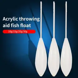 10g 15g 20g 30g Fishing Floating Buoy Fishing Float Bombard Shape Acrylic Fish Float Upward Bobber Slow Sink Fishing Bobbers