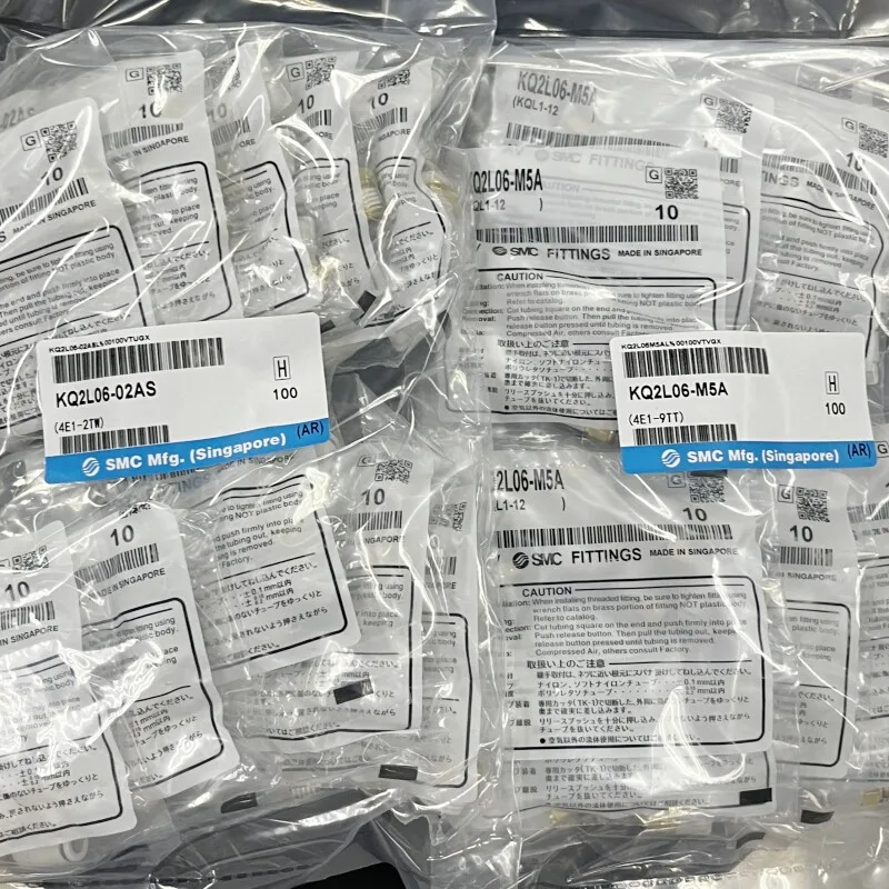10Pc Smc Kq Air Fit…