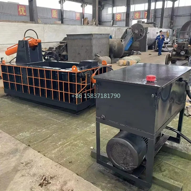 

Hydraulic Baler Waste Metal Compactor Plastic Iron Car Machine Manual Scrap Cardboard Tyre Press Hydraulic Metal Baler Machine