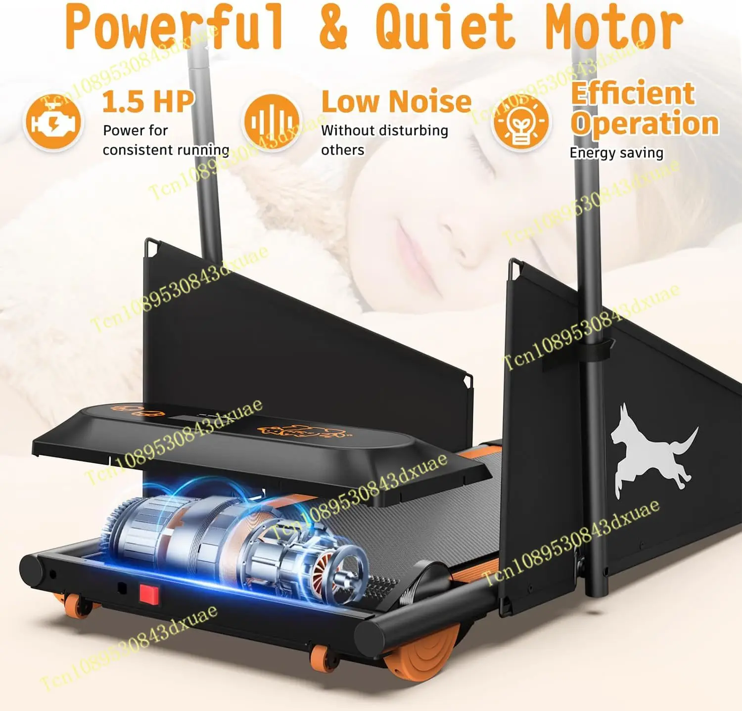 Made In China 1-12km/h Incline High-end Home Multi-function LED Screen Pet Fitness Walking Pad Treadmill