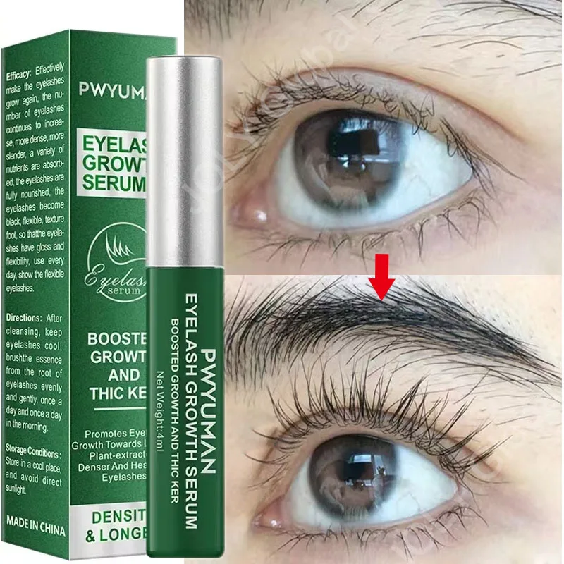 

7 Days Natural Eyelash Growth Serum Fast Eyelash Enhancer Longer Fuller Thicker Curling Lash Treatment Eye Care Products Makeup