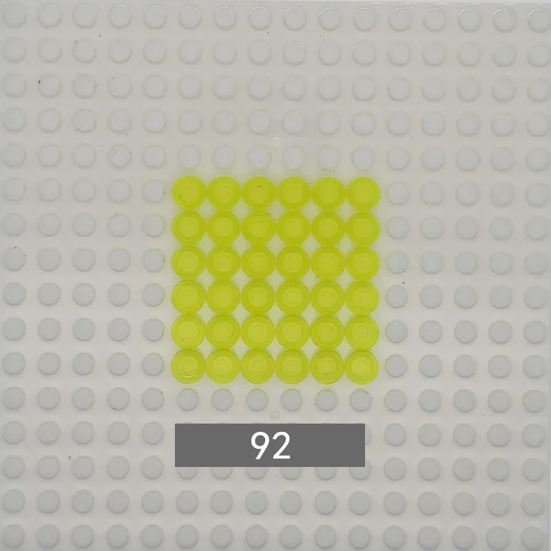 1000 Stück Bausteine 98138 Fliese 1x1 Rund Sammlerstücke Modulares GBC-Spielzeug für High-Tech MOC-Set – Detail 35