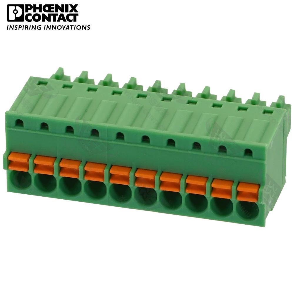 

3.5mm Original Genuine Phoenix Contact Connector PCB Pluggable PLUG-IN Terminal Block 10 Pin FK-MCP 1.5 ST 3.5 1939989 8A 160V