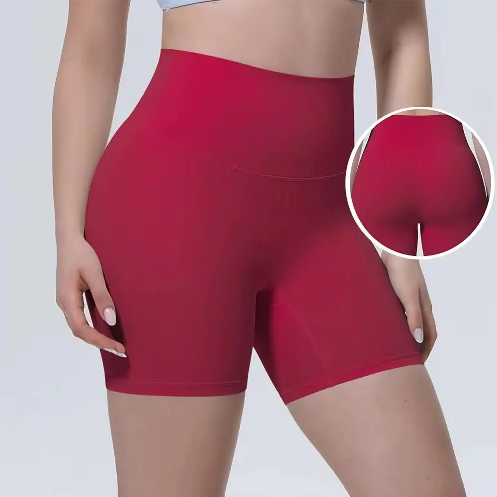 Women High Waist Push Up Yoga Shorts Cycling Sports Short Leggings Tights Fitness Running Workout Gym Training Hip Lifting Pants