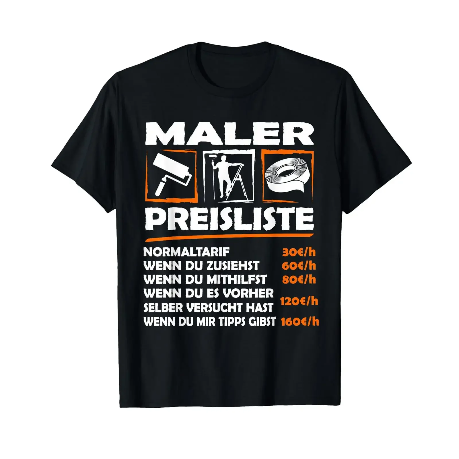 Funny Professional Painter Lacquer Hourly Work T Shirt black vintage Washed Breathable graphic Stretched Versatile Slightly