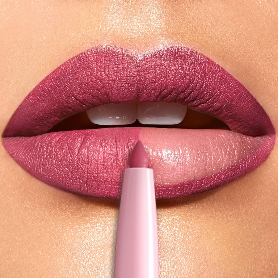 1 szt. Nude Brązowo-Czerwony Konturówka do Ust Różowy Tint do Ust Koreański Makijaż Wodoodporna Matowa Pomadka w Kredce Balsam do Ust