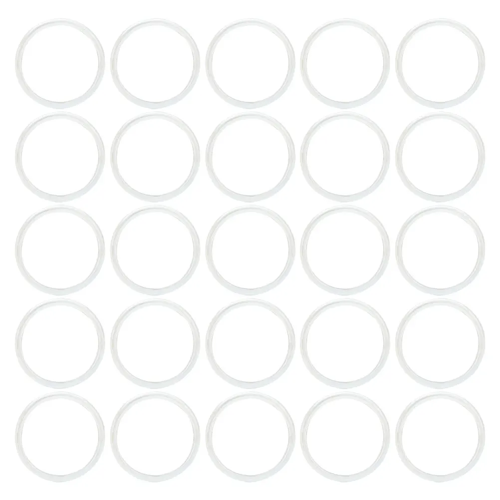 

40Pcs Clear Plastic Disc Rings Discbound Expansion Discs for Planners Notebooks Loose Leaf Binder Discs Binding Buckles