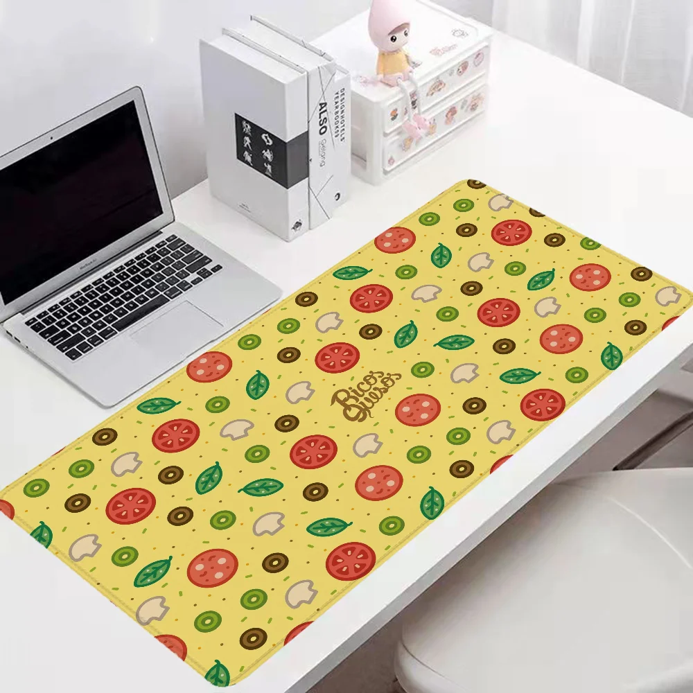 Gamer Keyboard Pad Food Deskpad Computer Accessories Desk Carpet Gaming Pc Custom Mouse Pad Xxl Mousepad Anime Backlit Mat Table