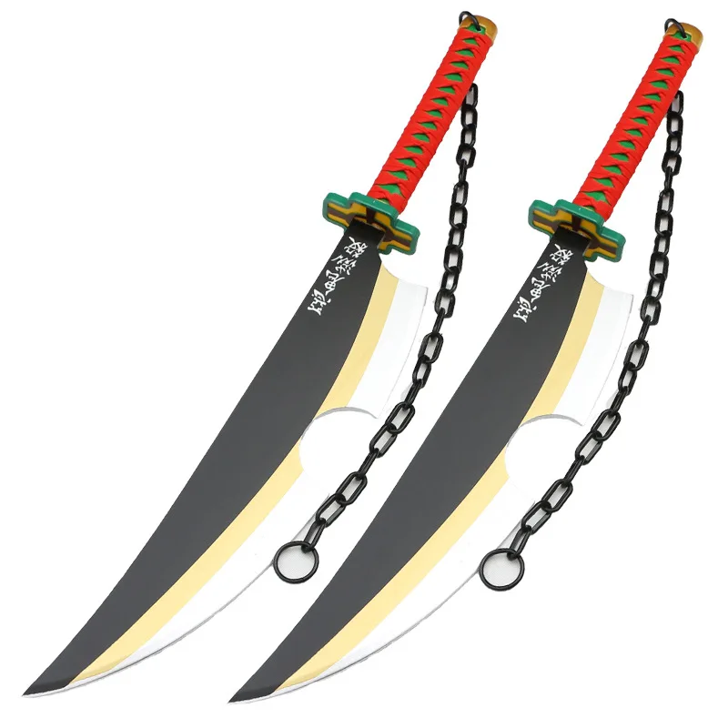 79 Cm/31.01in Demon Slayer Bamboe Anime Mes Cosplay Randapparatuur Model Praktijk Props Feestartikelen Collectible Jongen Speelgoed hobby