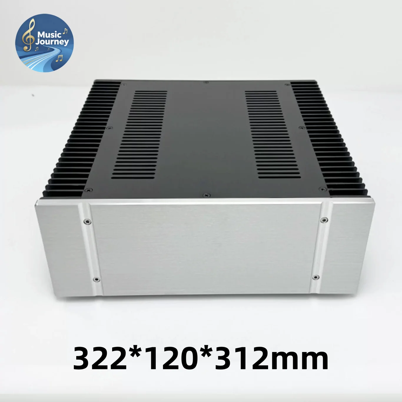 322*120*312mm Full Aluminum Class A Amp Chassis Small‑A Heatsink HIFI DIY Audio Instrument Rear‑level Power Amp Cabinet Shell