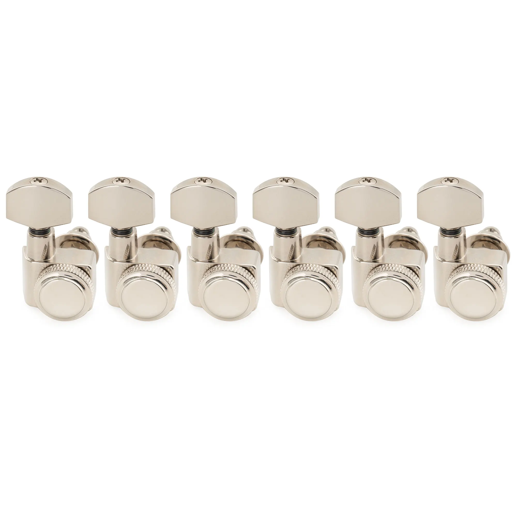 Musiclily Pro R18K 6R/6L 6-in-Line 18:1 Übersetzungsverhältnis 2-Pin Vollversiegelte Mechaniken Stimmwirbel für Fender ST Tele – Detail 36