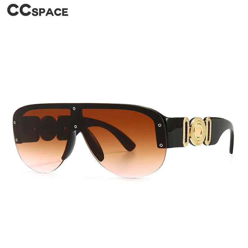 46659 Oversized Luxury Sunglasses Fashion Men Women Goggle Shades UV400 Vintage Glasses