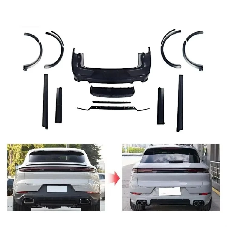 for 9Y0.2 Upgrade Turbo Through-Type Tail Lights (Black)