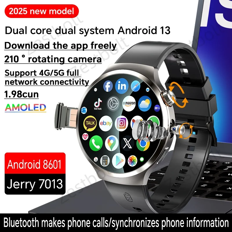 nuovo-orologio-intelligente-gps-android-130-con-doppio-sistema-smartwatch-4g-wifi-210-°-telecamera-rotativa-frequenza-cardiaca-pressione-sanguigna-scheda-sim-chiamata-globale