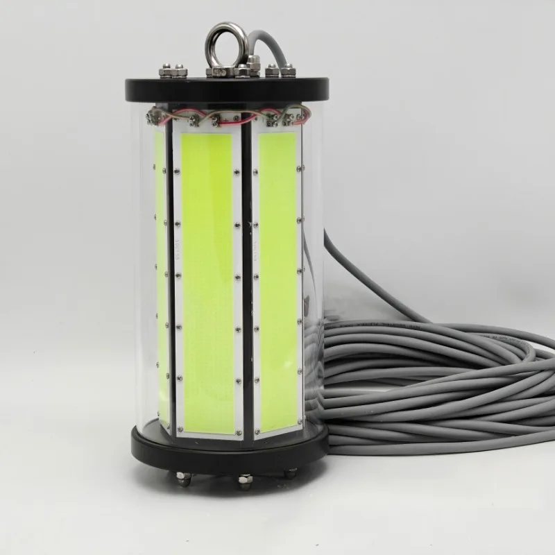 

Wholesale Price LED Deep Sea Attracting Lamp IP68 Underwater Light with Aluminium Fishing Light Yellow Blue and Green Emission