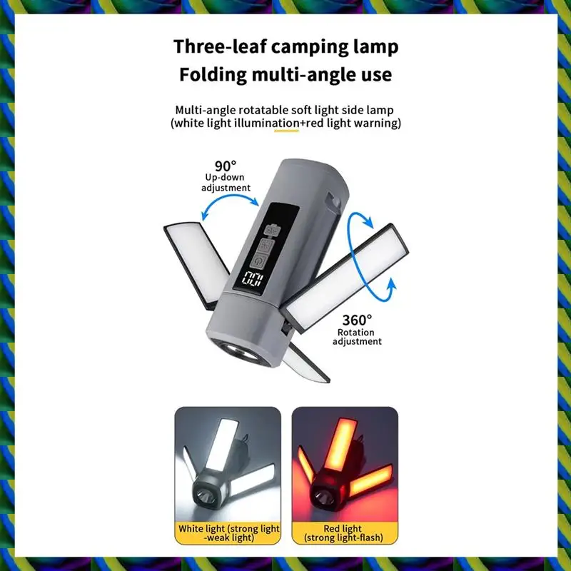 毎日の折りたたみ屋外キャンプライト吊り下げテント吊り下げランタン緊急車屋外ランプ